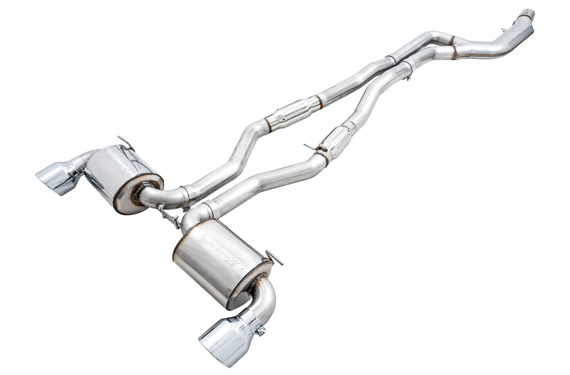 Toyota Supra Performance Exhaust - AWE Tuning - Cat-Back Touring - Chrome Silver - `20-`27